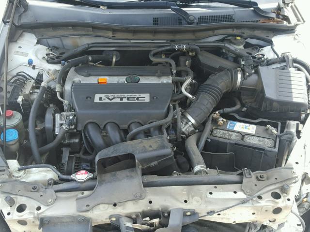 1HGCP26808A017504 - 2008 HONDA ACCORD EXL WHITE photo 7