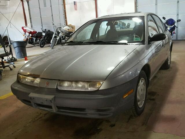 1G8ZF5284VZ158750 - 1997 SATURN SL GRAY photo 2