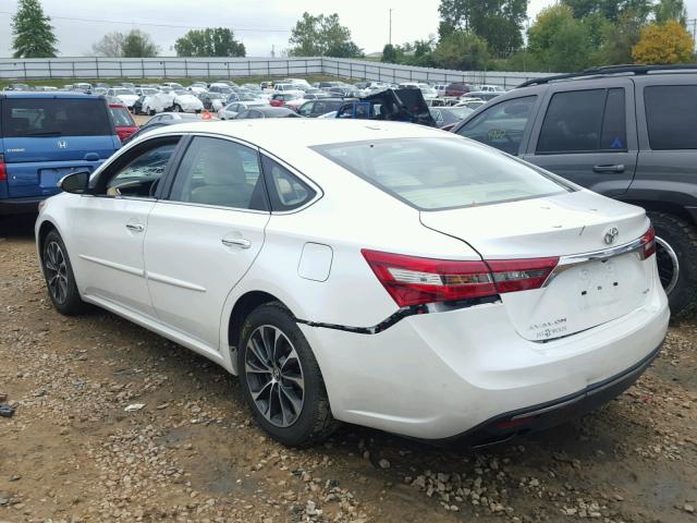 4T1BK1EB6GU234287 - 2016 TOYOTA AVALON XLE WHITE photo 3