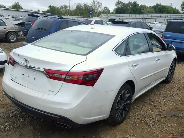 4T1BK1EB6GU234287 - 2016 TOYOTA AVALON XLE WHITE photo 4