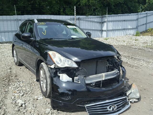 JNKAJ09F88M352769 - 2008 INFINITI EX35 BASE BLACK photo 1