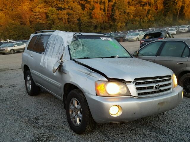 JTEHF21A820059428 - 2002 TOYOTA HIGHLANDER SILVER photo 1