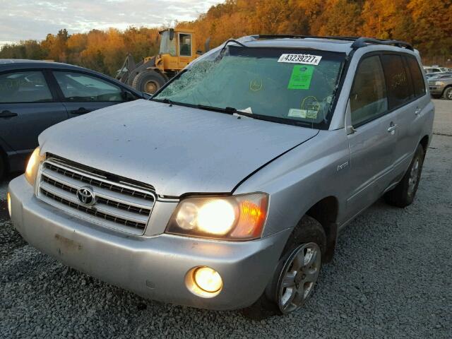 JTEHF21A820059428 - 2002 TOYOTA HIGHLANDER SILVER photo 2