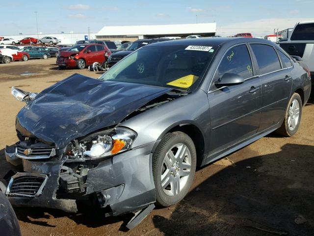 2G1WG5EK4B1271799 - 2011 CHEVROLET IMPALA GRAY photo 2