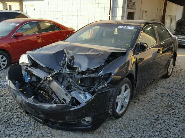 4T1BF1FKXCU196169 - 2012 TOYOTA CAMRY BASE BLACK photo 2