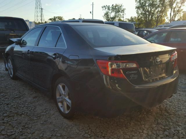 4T1BF1FKXCU196169 - 2012 TOYOTA CAMRY BASE BLACK photo 3