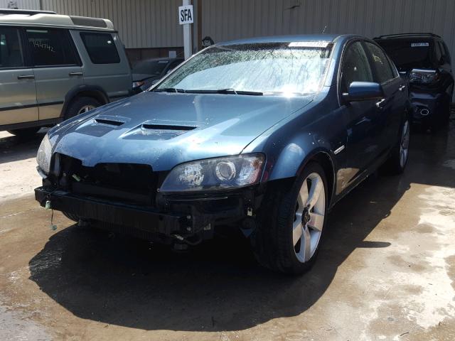 6G2EC57Y59L163168 - 2009 PONTIAC G8 GT BLUE photo 2