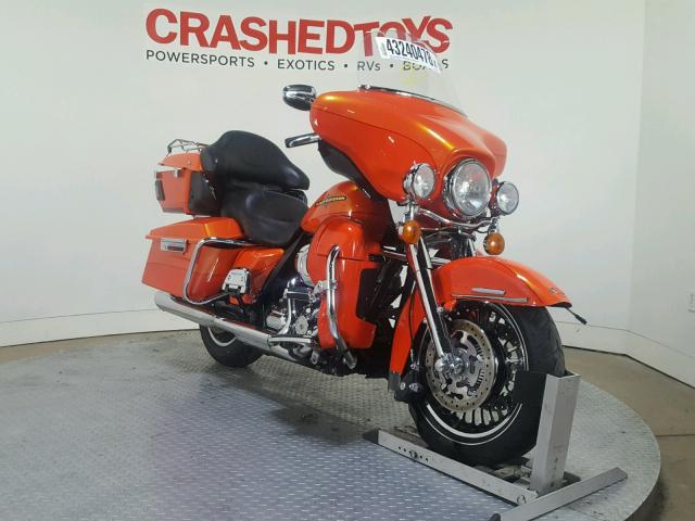 1HD1KEM18CB693390 - 2012 HARLEY-DAVIDSON FLHTK ELEC ნარინჯისფერი ფოტო 2