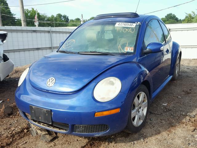 3VWRW31C57M506380 - 2007 VOLKSWAGEN NEW BEETLE 蓝色 照片 2