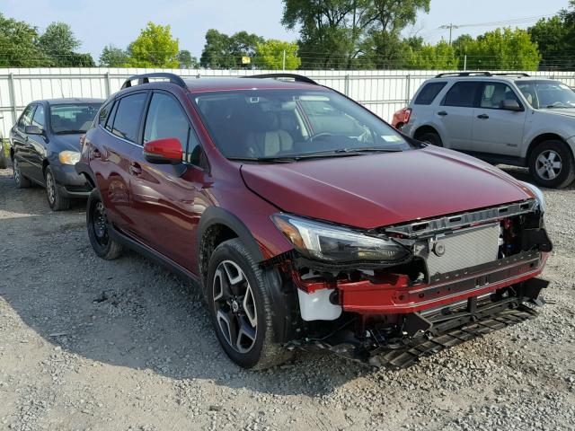 JF2GTAMC6JH337597 - 2018 SUBARU CROSSTREK RED photo 1