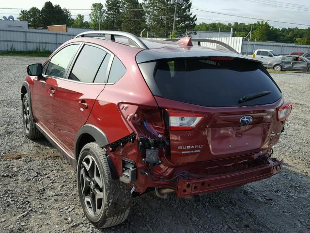 JF2GTAMC6JH337597 - 2018 SUBARU CROSSTREK RED photo 3