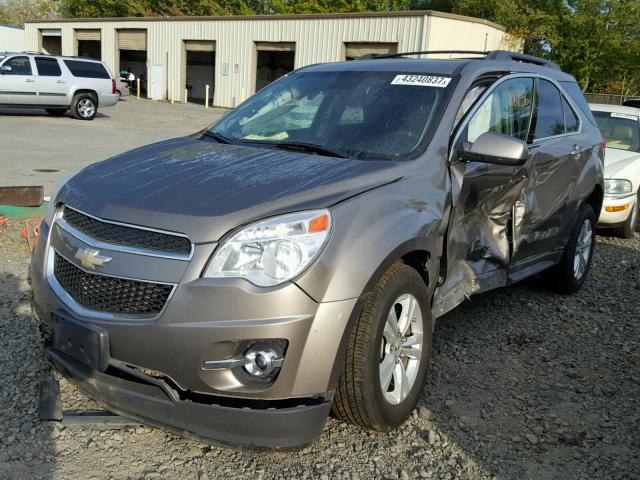 2GNFLNEK2C6312395 - 2012 CHEVROLET EQUINOX LT GOLD photo 2