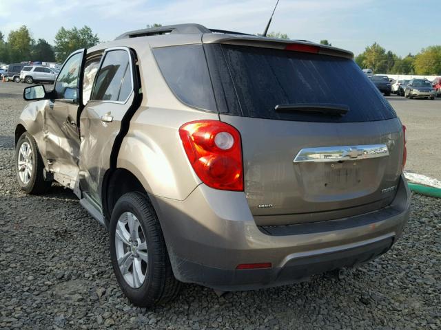 2GNFLNEK2C6312395 - 2012 CHEVROLET EQUINOX LT GOLD photo 3