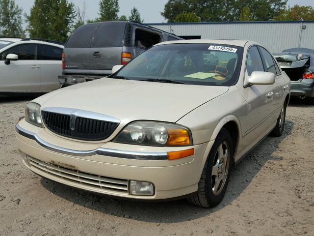 1LNHM87A21Y671219 - 2001 LINCOLN LS BEIGE photo 2