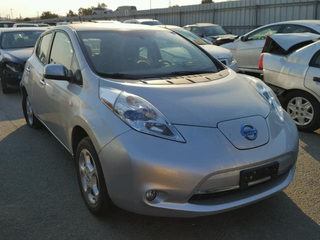 JN1AZ0CP1CT023456 - 2012 NISSAN LEAF SV SILVER photo 1