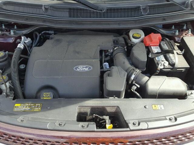 1FMHK7F8XBGA08969 - 2011 FORD EXPLORER RED photo 7