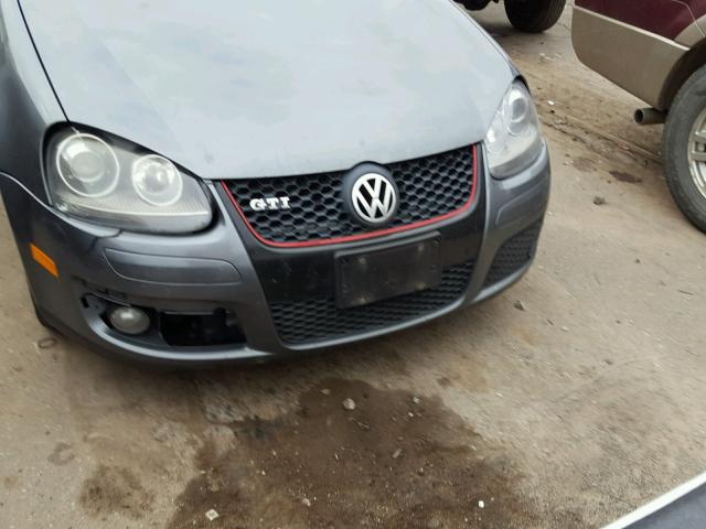 WVWEV71K07W114992 - 2007 VOLKSWAGEN NEW GTI GRAY photo 9