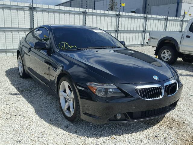 WBAEH73404B190380 - 2004 BMW 645 CI AUT BLACK photo 1