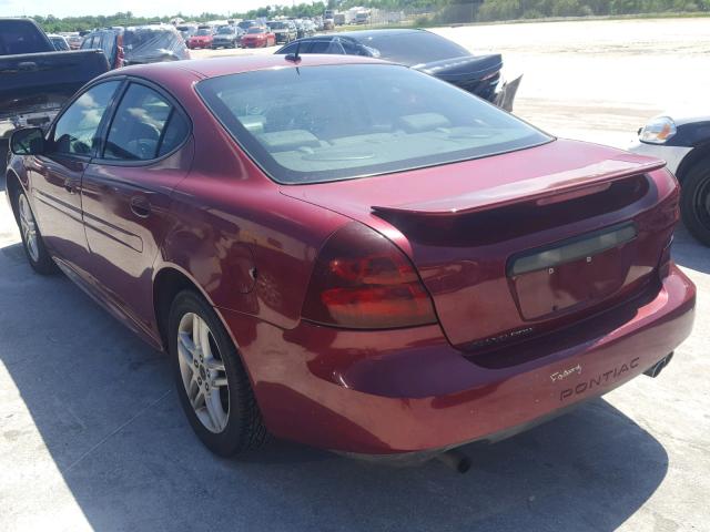 2G2WR554761203266 - 2006 PONTIAC GRAND PRIX MAROON photo 3