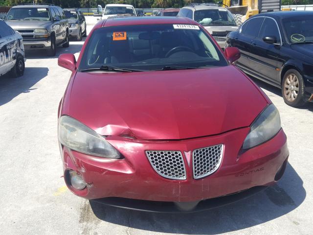 2G2WR554761203266 - 2006 PONTIAC GRAND PRIX MAROON photo 9