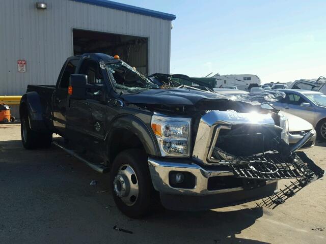 1FT8W3DT8GED21000 - 2016 FORD F350 GRAY photo 1