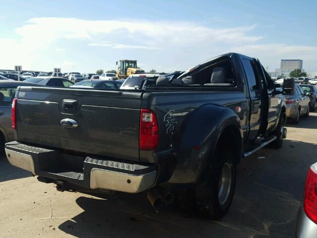 1FT8W3DT8GED21000 - 2016 FORD F350 GRAY photo 4
