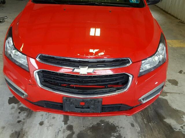 1G1PB5SH1F7261851 - 2015 CHEVROLET CRUZE LS RED photo 10