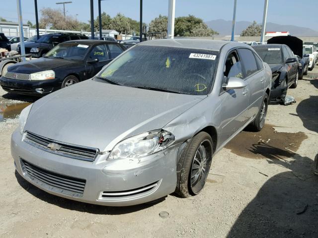 2G1WT58K789279848 - 2008 CHEVROLET IMPALA SILVER photo 2