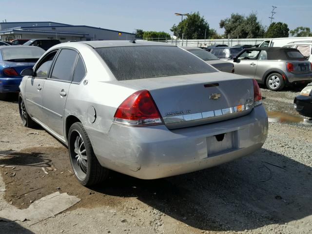 2G1WT58K789279848 - 2008 CHEVROLET IMPALA SILVER photo 3