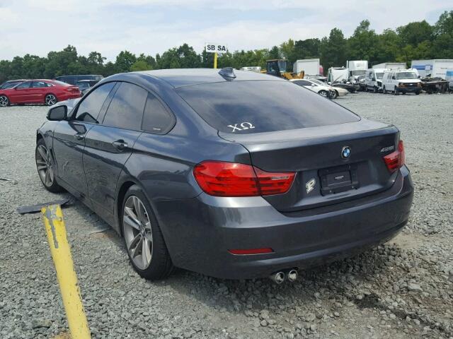 WBA4A5C57FGK16122 - 2015 BMW 428 I GRAY photo 3