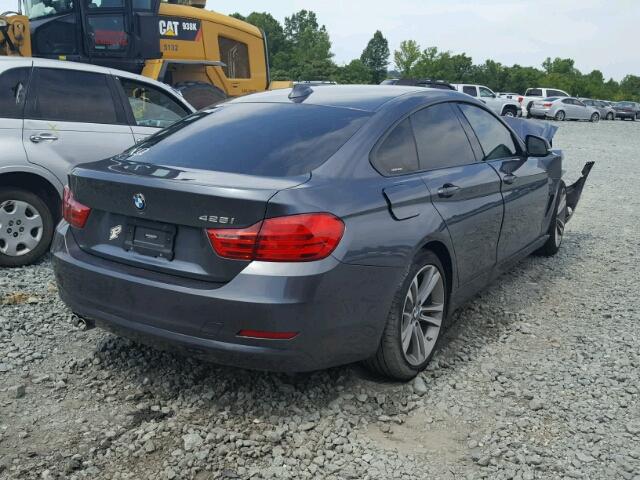 WBA4A5C57FGK16122 - 2015 BMW 428 I GRAY photo 4