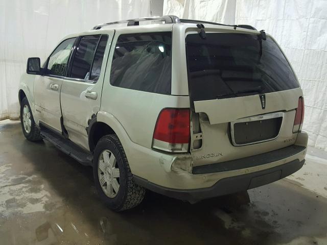 5LMEU68H55ZJ06916 - 2005 LINCOLN AVIATOR 米色 照片 3