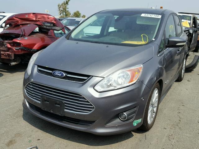 1FADP5CU3EL500660 - 2014 FORD C-MAX PREM GRAY photo 2