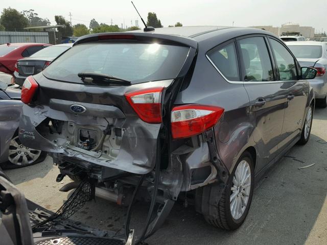 1FADP5CU3EL500660 - 2014 FORD C-MAX PREM GRAY photo 4