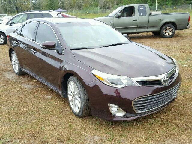 4T1BK1EB0DU031441 - 2013 TOYOTA AVALON MAROON photo 1