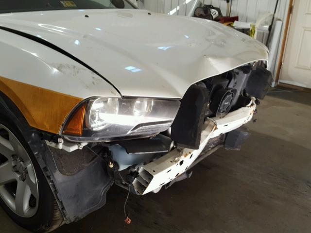 2B3CL1CT0BH550735 - 2011 DODGE CHARGER PO WHITE photo 9