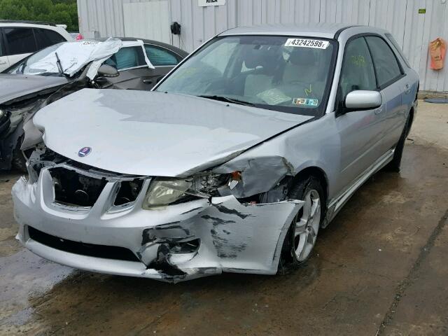 JF4GG61635H054099 - 2005 SAAB 9-2 LINEAR SILVER photo 2