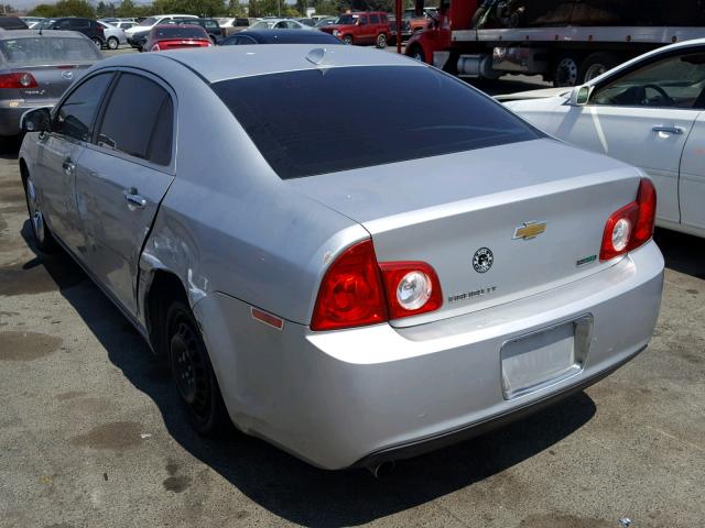 1G1ZC5E03AF285577 - 2010 CHEVROLET MALIBU 1LT ნაცრისფერი ფოტო 3