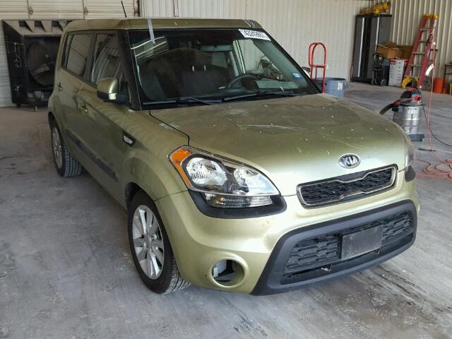 KNDJT2A50D7583717 - 2013 KIA SOUL GREEN photo 1