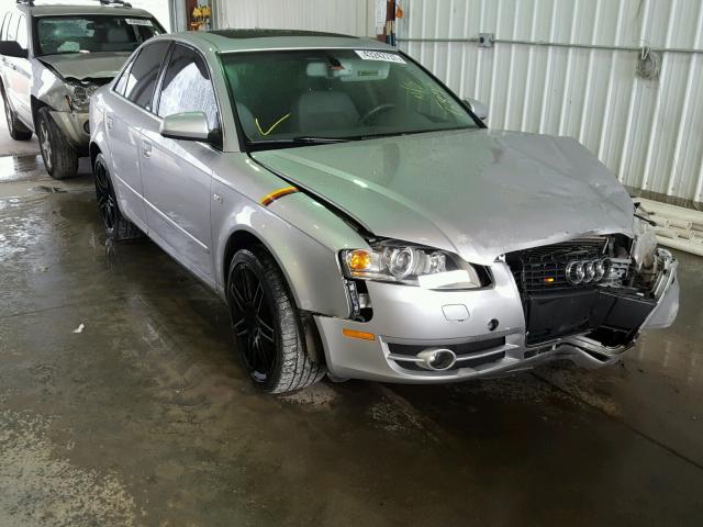 WAUDH78E57A036870 - 2007 AUDI A4 3.2 QUA SILVER photo 1