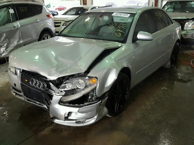 WAUDH78E57A036870 - 2007 AUDI A4 3.2 QUA SILVER photo 2