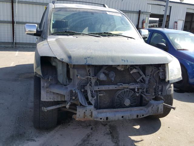 5N1AA08A05N737011 - 2005 NISSAN ARMADA SE GREEN photo 9