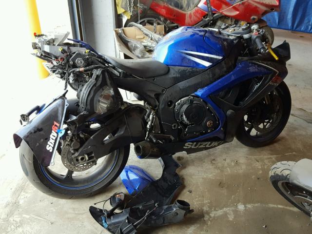 JS1GR7KA972103008 - 2007 SUZUKI GSX-R750 BLUE photo 9