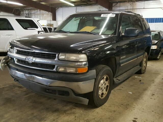 1GNEK13T41R165372 - 2001 CHEVROLET TAHOE K150 BLACK photo 2