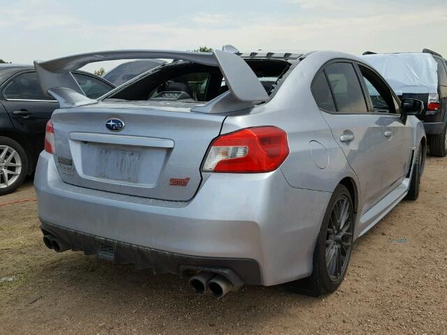 JF1VA2V69G9824103 - 2016 SUBARU WRX STI GRAY photo 4