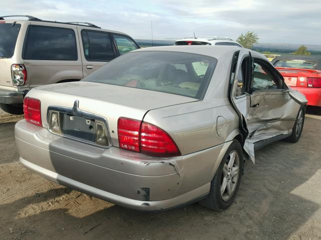 1LNHM87A62Y602762 - 2002 LINCOLN LS TAN photo 4