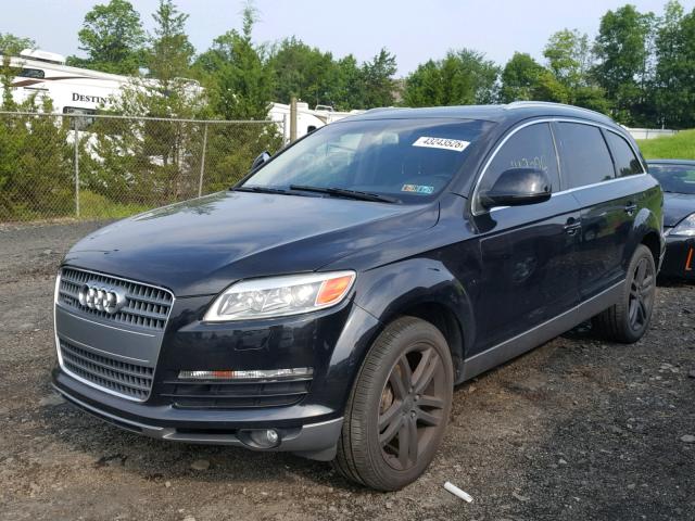 WA1AV74L87D048748 - 2007 AUDI Q7 4.2 QUA BLACK photo 2