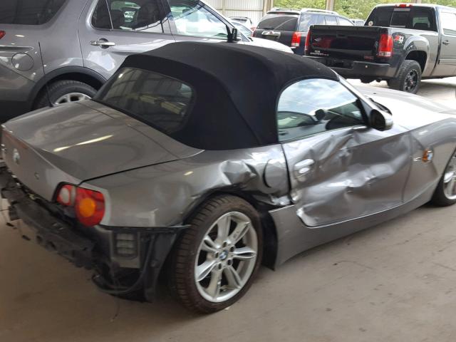 4USBT53454LU06155 - 2004 BMW Z4 3.0 SILVER photo 9