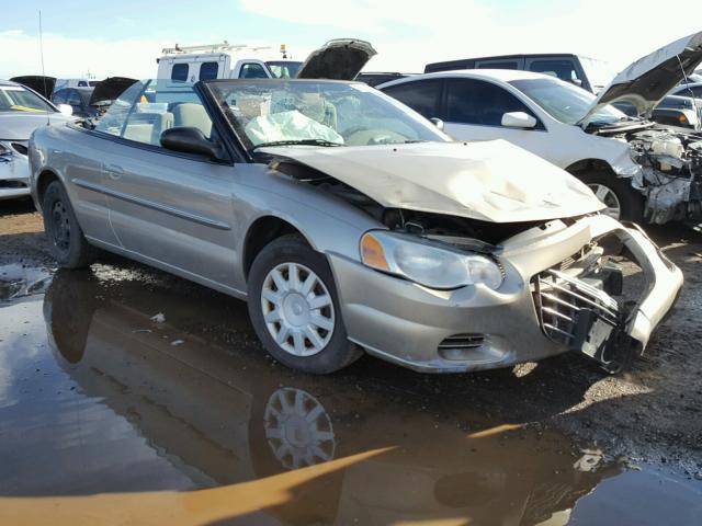 1C3EL45R44N268106 - 2004 CHRYSLER SEBRING GOLD photo 1