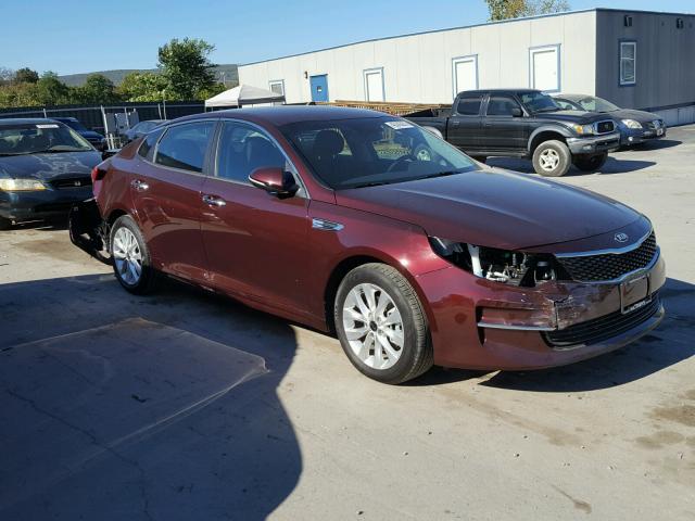 5XXGT4L33HG130643 - 2017 KIA OPTIMA LX MAROON photo 1